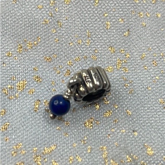 Pandora bracelet charm Sterling silver September lapis lazuli 925 ale - Picture 6 of 6